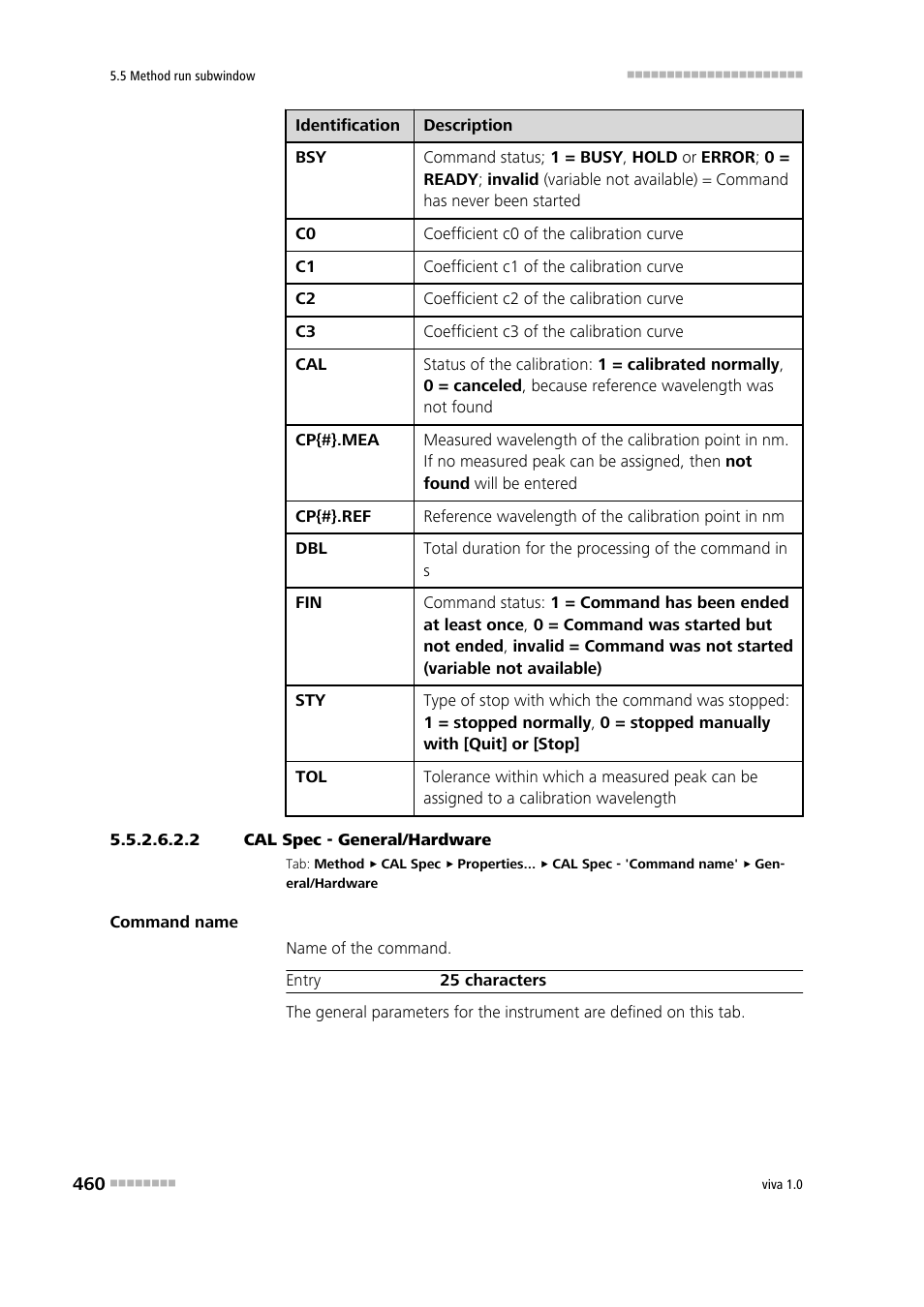 2 cal spec - general/hardware, General/hardware | Metrohm viva 1.0 Manual User Manual | Page 472 / 898