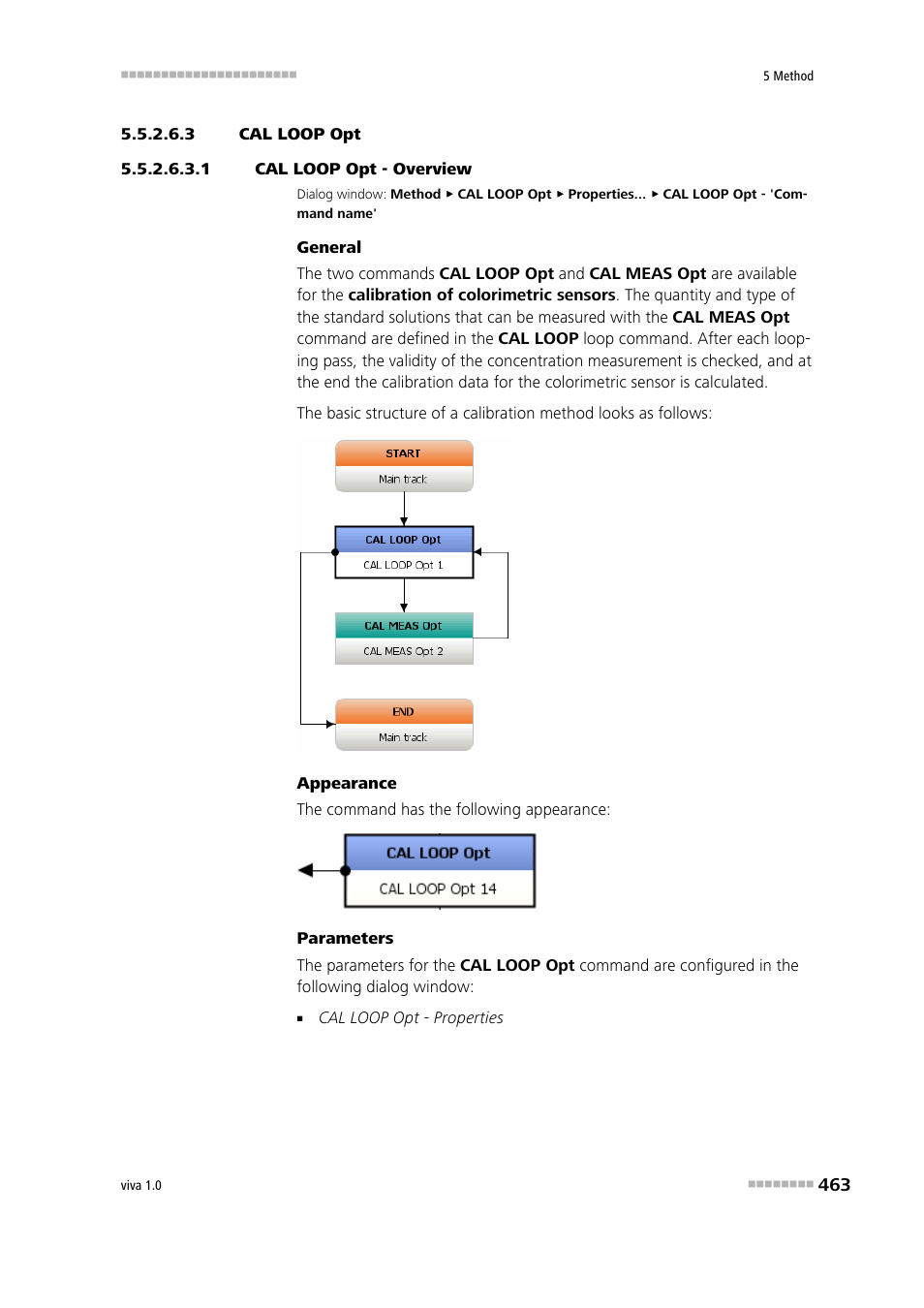 3 cal loop opt, 1 cal loop opt - overview, Cal loop opt | Metrohm viva 1.0 Manual User Manual | Page 475 / 898
