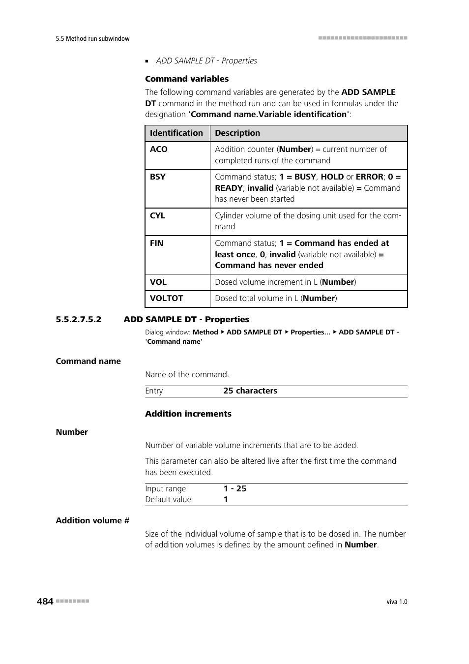 2 add sample dt - properties | Metrohm viva 1.0 Manual User Manual | Page 496 / 898