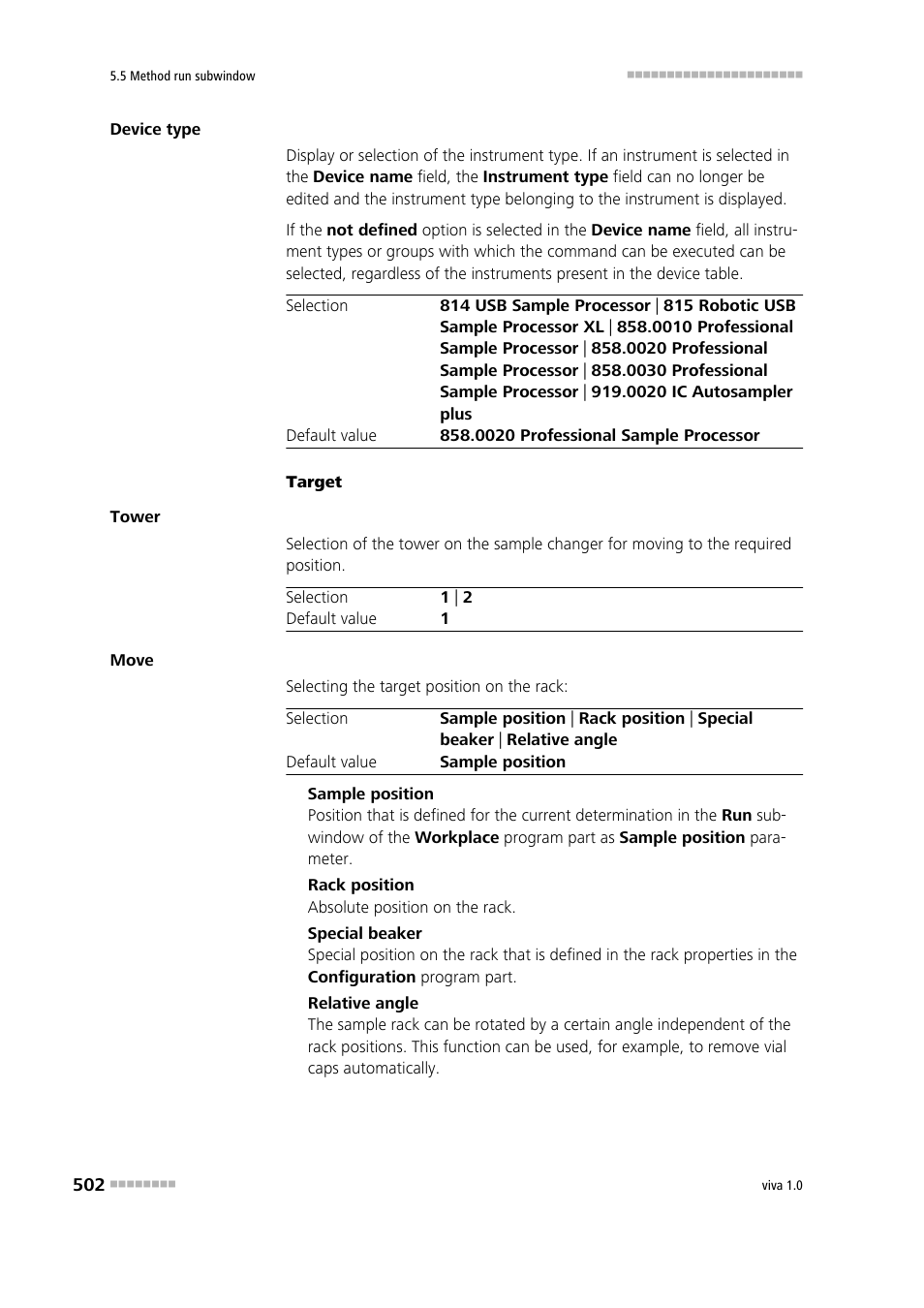 Metrohm viva 1.0 Manual User Manual | Page 514 / 898