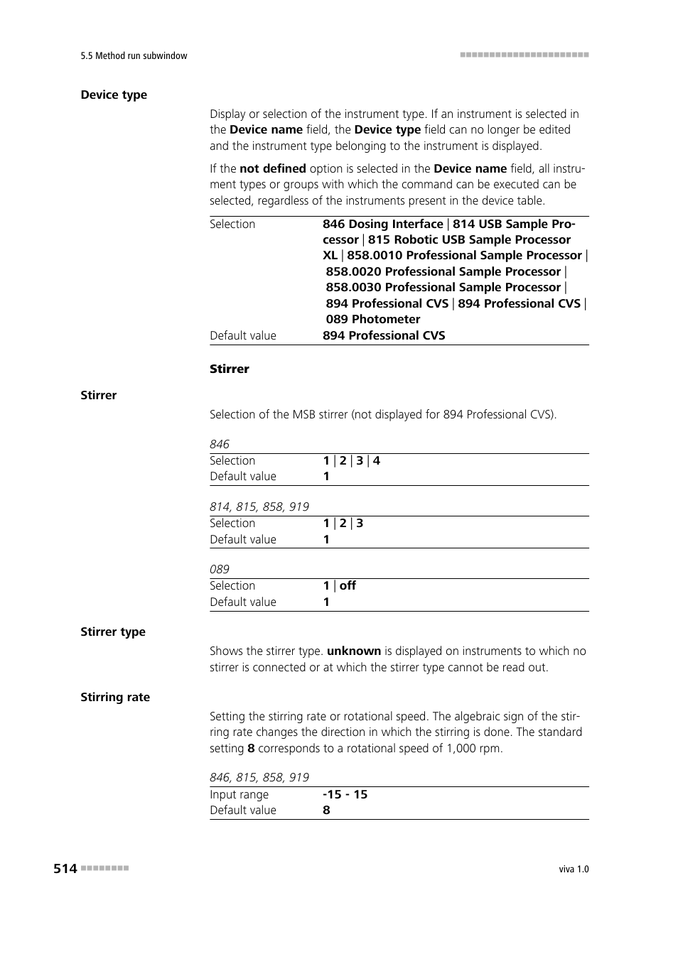 Metrohm viva 1.0 Manual User Manual | Page 526 / 898