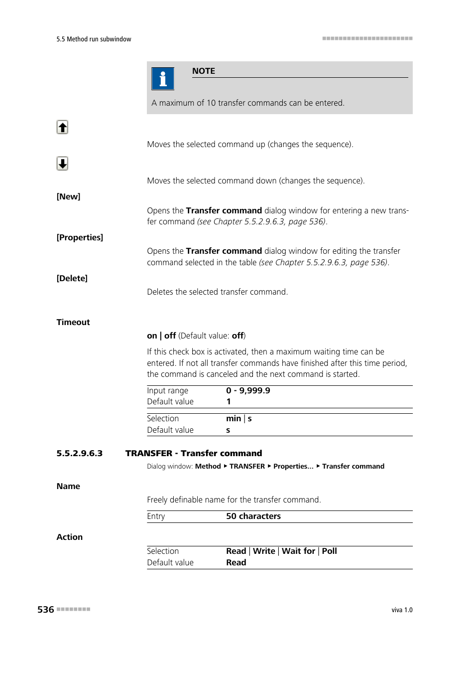 3 transfer - transfer command | Metrohm viva 1.0 Manual User Manual | Page 548 / 898