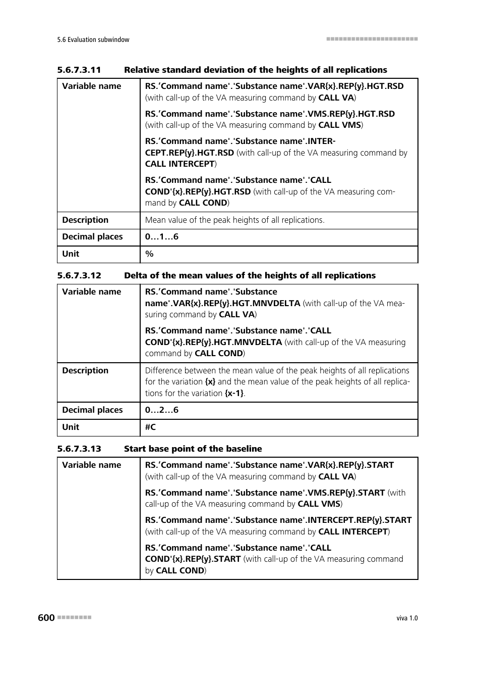 13 start base point of the baseline | Metrohm viva 1.0 Manual User Manual | Page 612 / 898