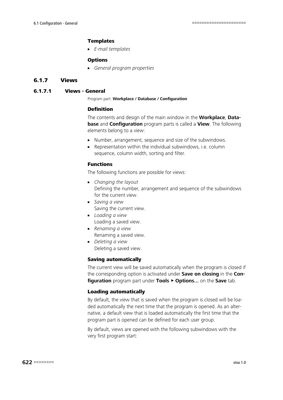 7 views, 1 views - general, Views | Metrohm viva 1.0 Manual User Manual | Page 634 / 898
