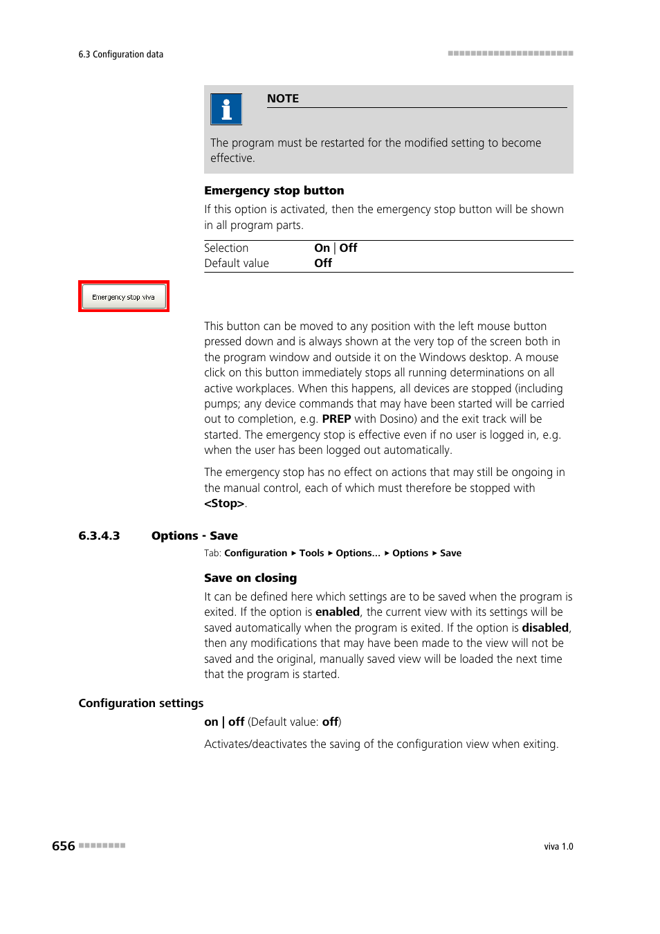 3 options - save | Metrohm viva 1.0 Manual User Manual | Page 668 / 898