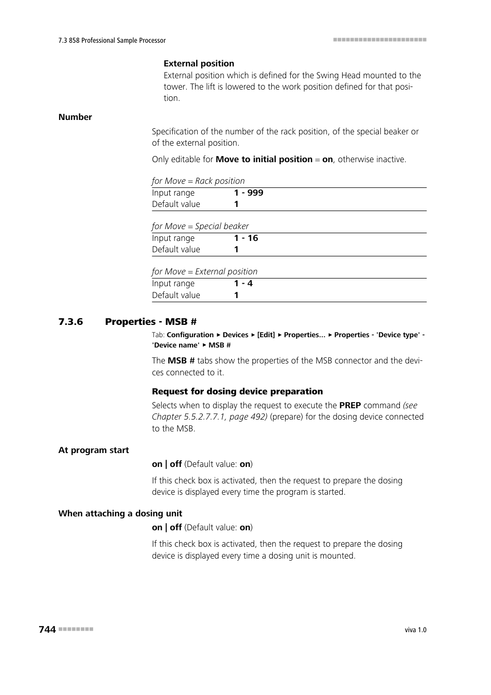 6 properties - msb, Properties - msb | Metrohm viva 1.0 Manual User Manual | Page 756 / 898