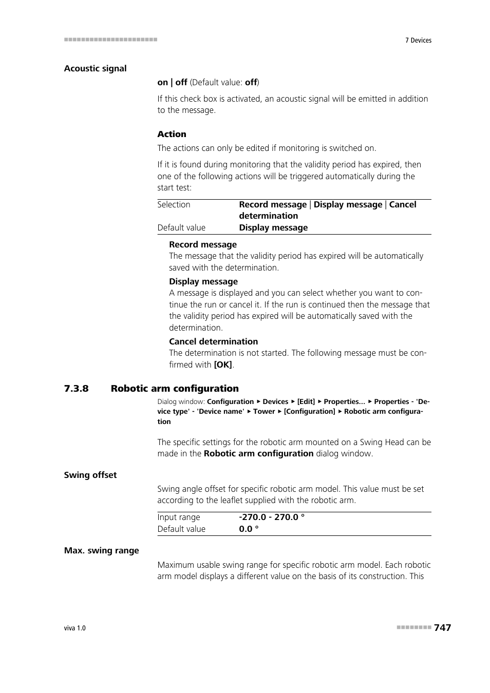 8 robotic arm configuration, Robotic arm configuration | Metrohm viva 1.0 Manual User Manual | Page 759 / 898