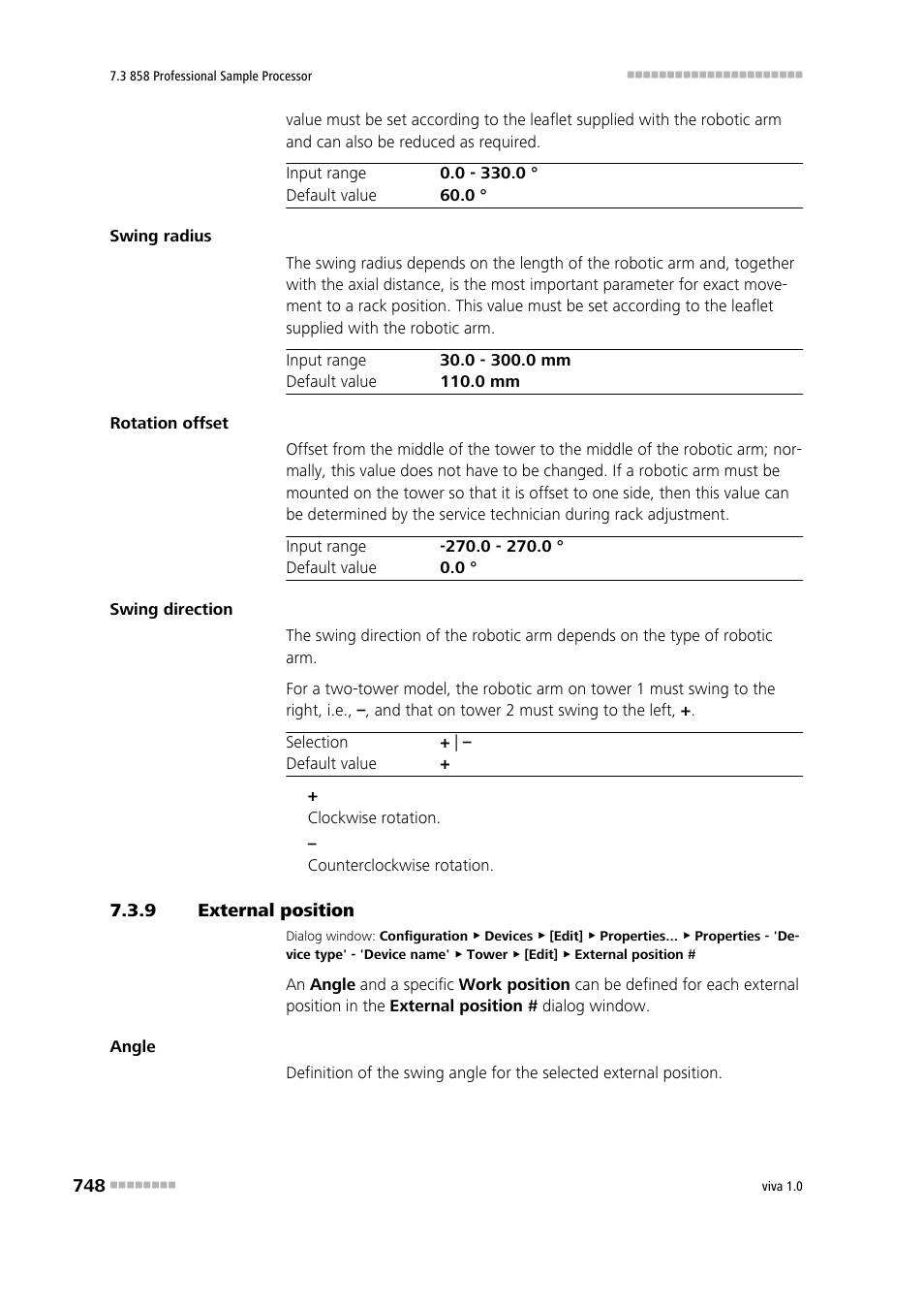 9 external position, External position | Metrohm viva 1.0 Manual User Manual | Page 760 / 898