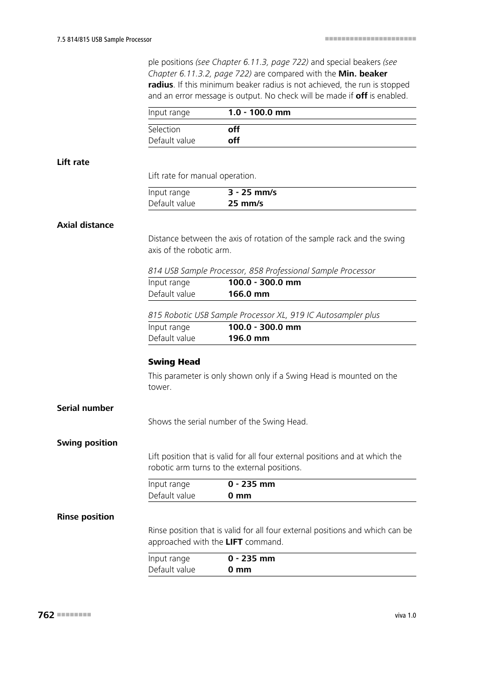 Metrohm viva 1.0 Manual User Manual | Page 774 / 898