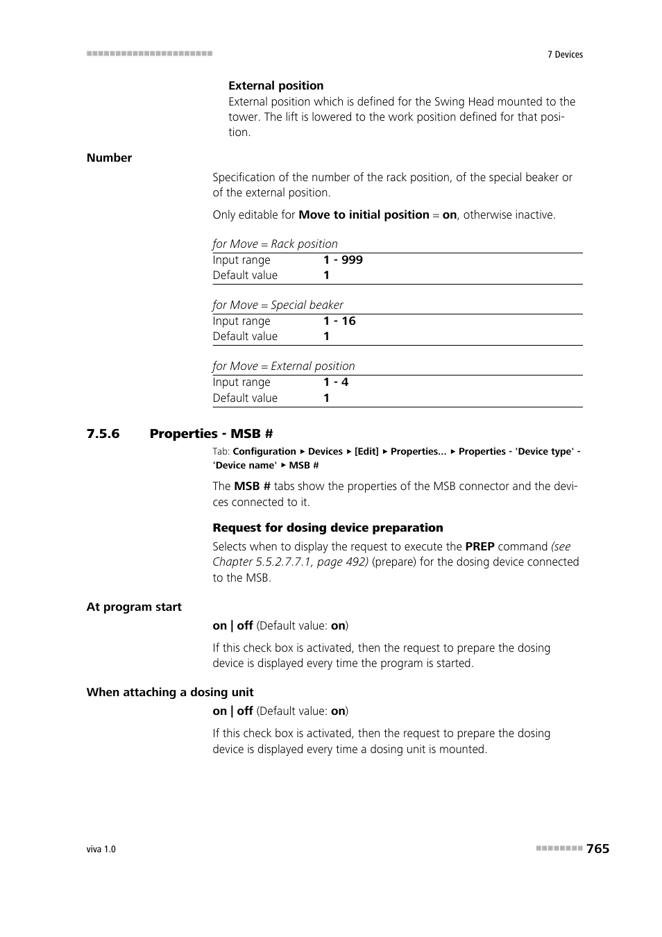 6 properties - msb, Properties - msb | Metrohm viva 1.0 Manual User Manual | Page 777 / 898