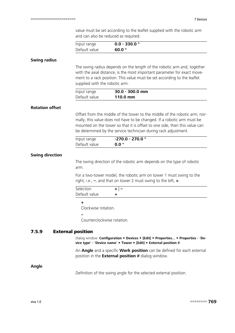 9 external position, External position | Metrohm viva 1.0 Manual User Manual | Page 781 / 898