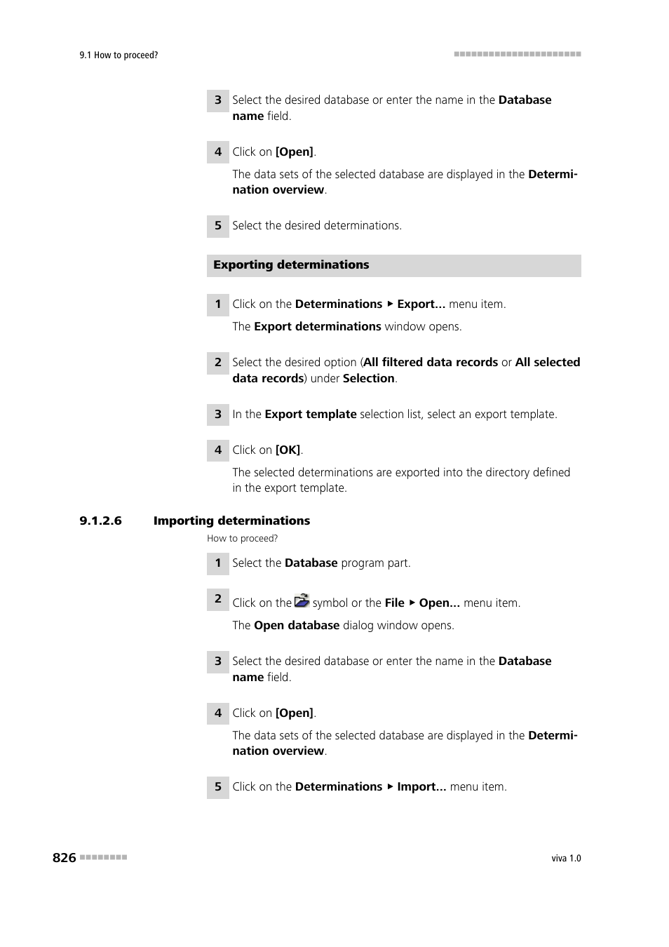 6 importing determinations | Metrohm viva 1.0 Manual User Manual | Page 838 / 898