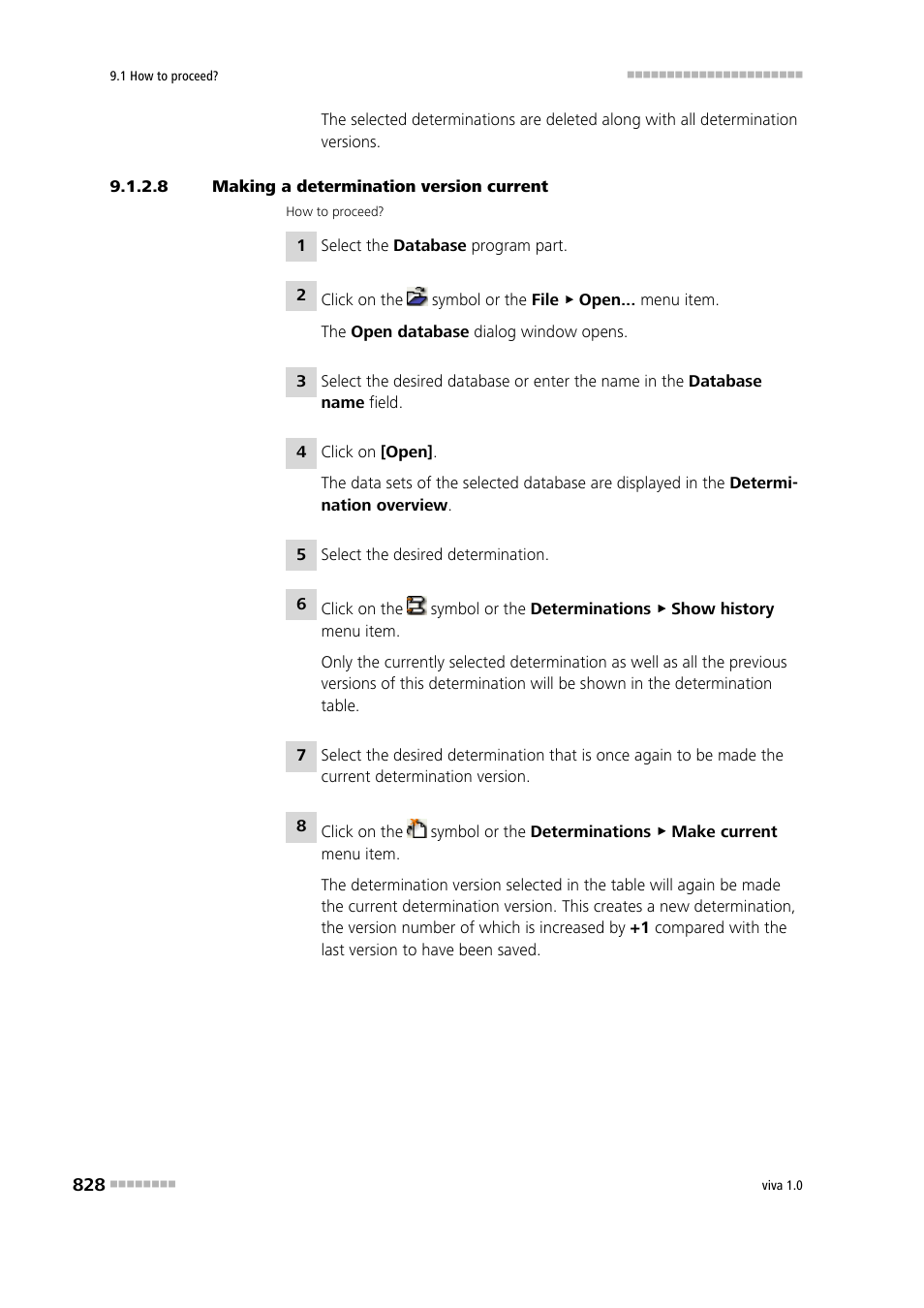 8 making a determination version current | Metrohm viva 1.0 Manual User Manual | Page 840 / 898