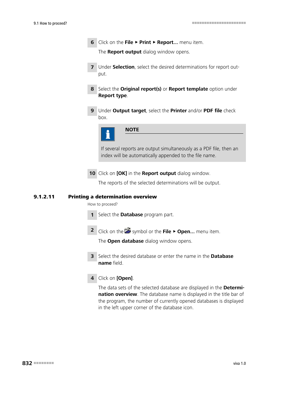 11 printing a determination overview | Metrohm viva 1.0 Manual User Manual | Page 844 / 898