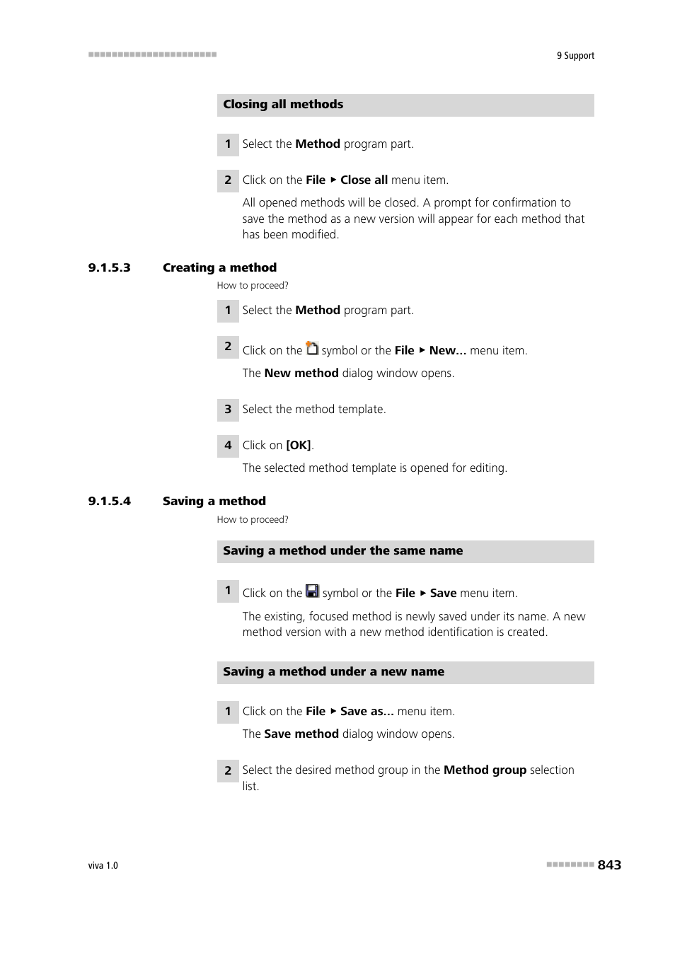 3 creating a method, 4 saving a method | Metrohm viva 1.0 Manual User Manual | Page 855 / 898