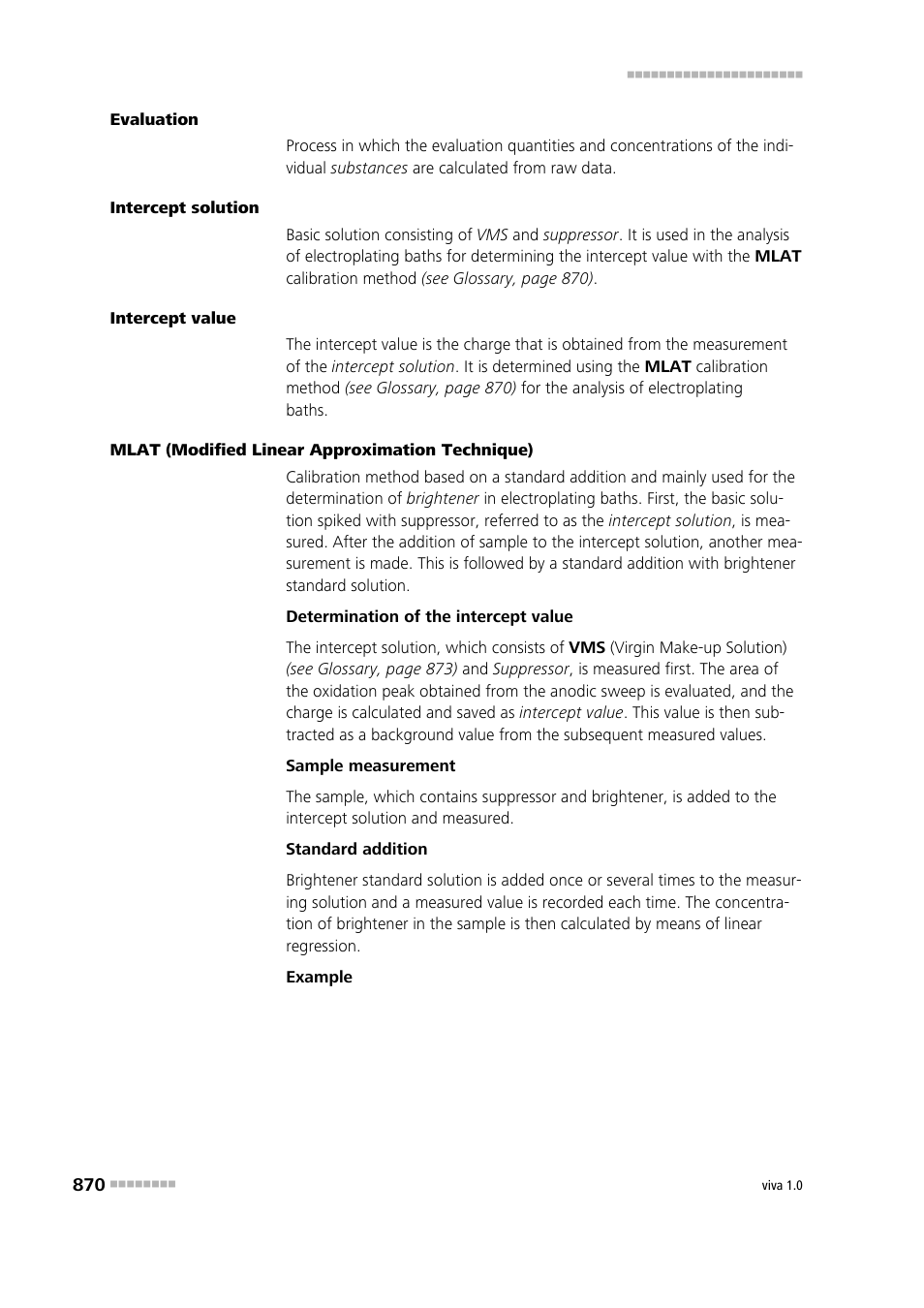 Metrohm viva 1.0 Manual User Manual | Page 882 / 898