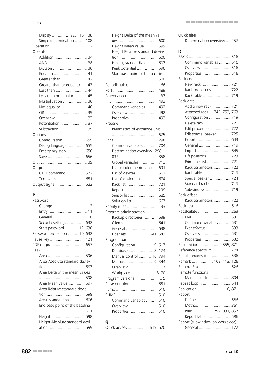 Metrohm viva 1.0 Manual User Manual | Page 894 / 898