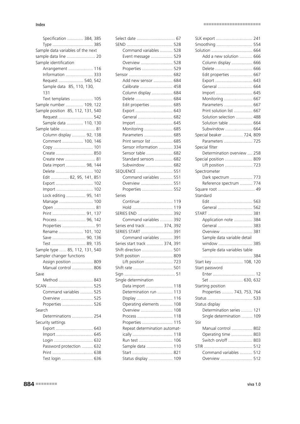 Metrohm viva 1.0 Manual User Manual | Page 896 / 898