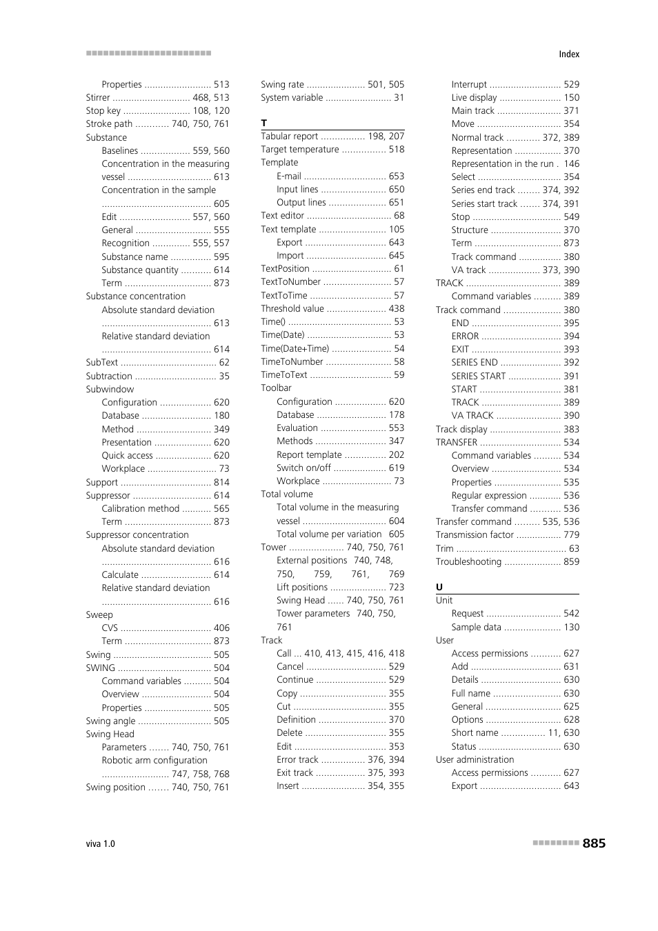 Metrohm viva 1.0 Manual User Manual | Page 897 / 898