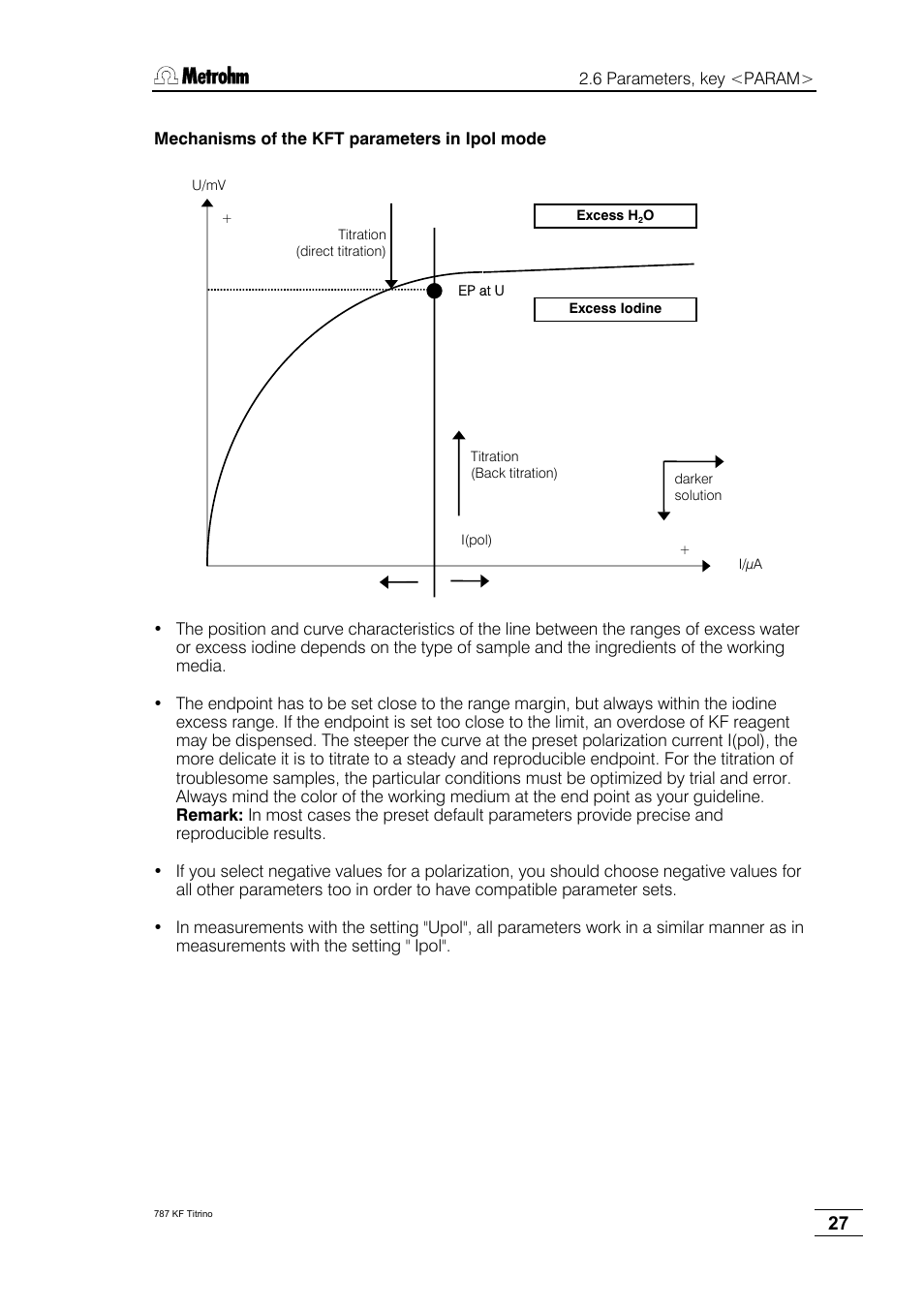 Metrohm 787 KF Titrino User Manual | Page 31 / 83