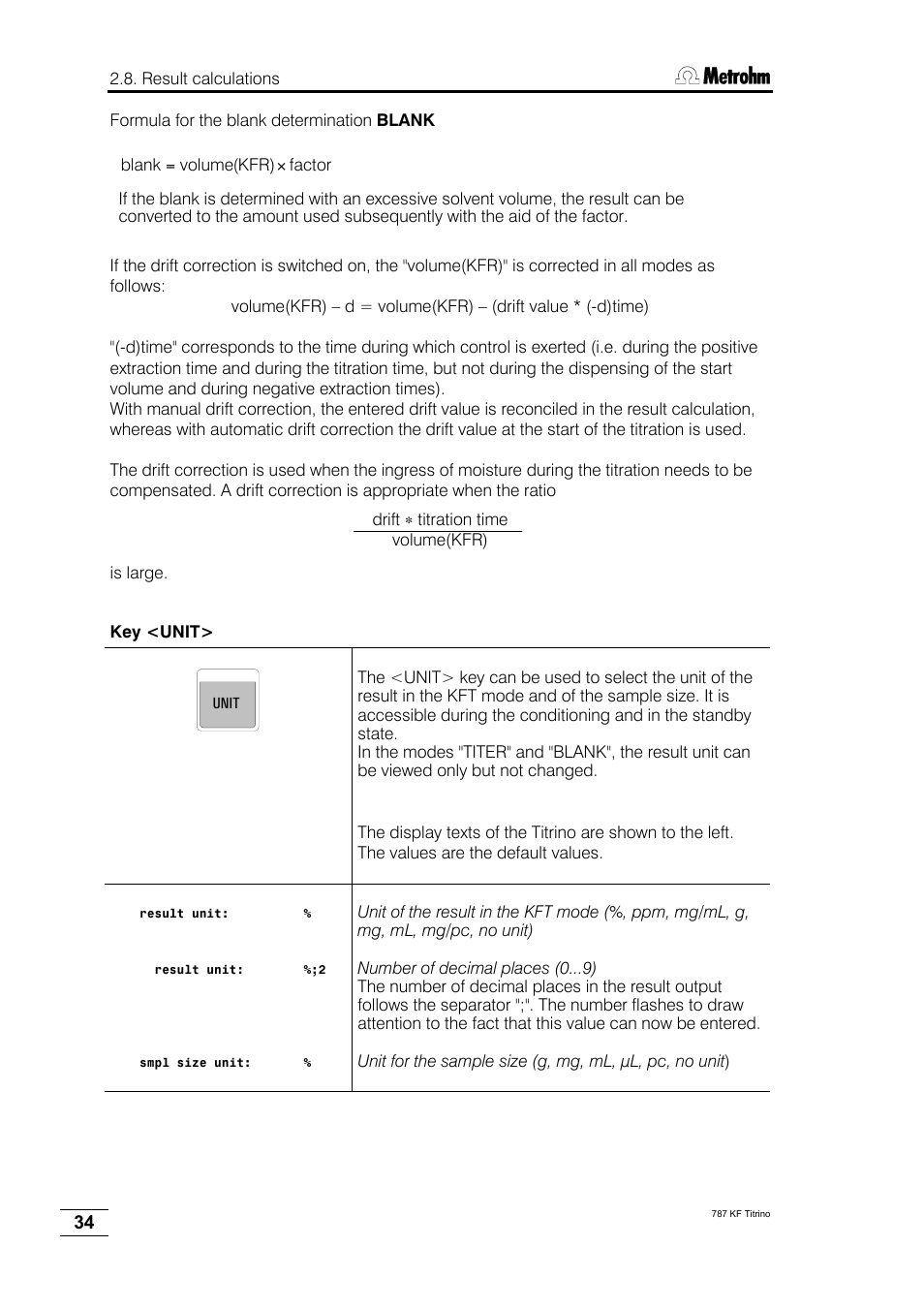 Metrohm 787 KF Titrino User Manual | Page 38 / 83