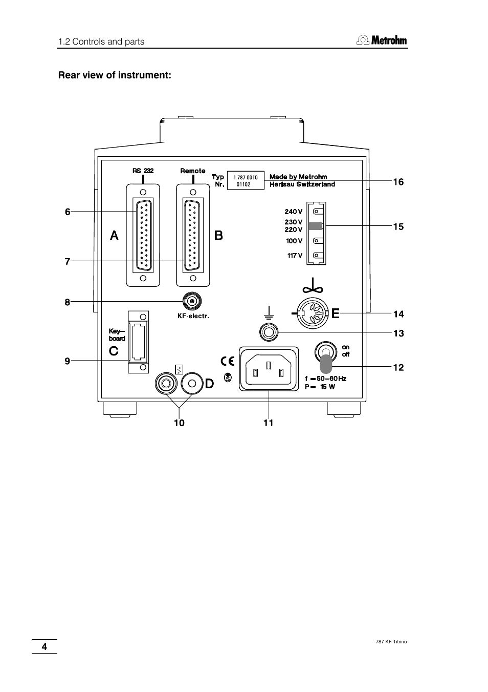 Metrohm 787 KF Titrino User Manual | Page 8 / 83