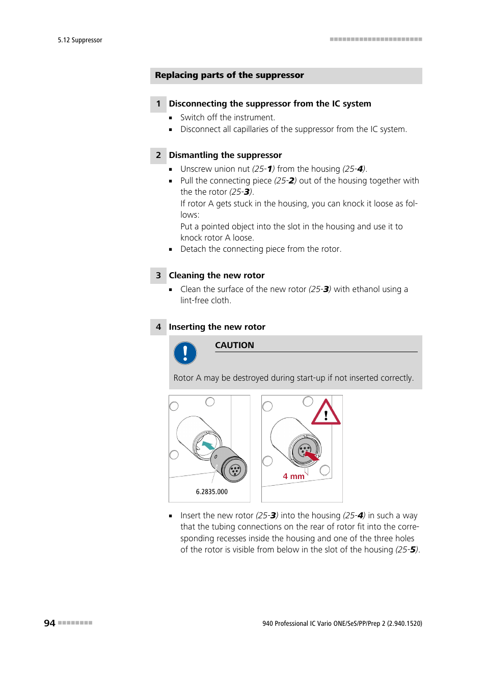 Metrohm 940 Professional IC Vario ONE/SeS/PP/Prep 2 User Manual | Page 104 / 130
