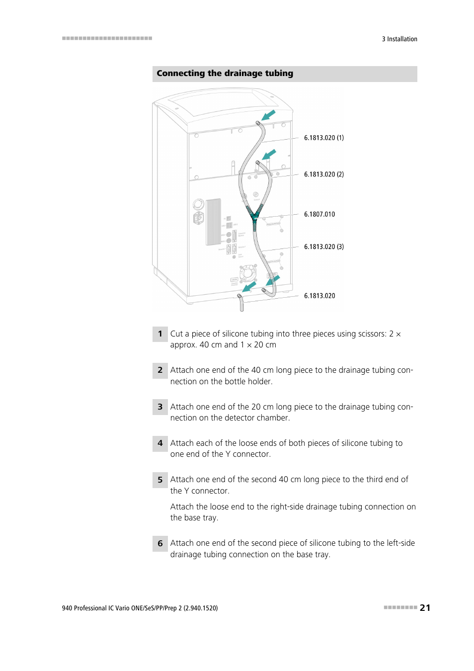 Metrohm 940 Professional IC Vario ONE/SeS/PP/Prep 2 User Manual | Page 31 / 130