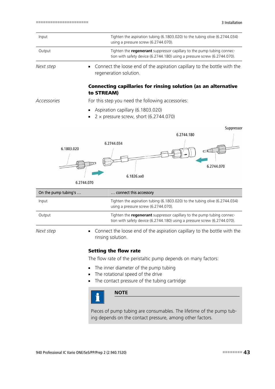 Metrohm 940 Professional IC Vario ONE/SeS/PP/Prep 2 User Manual | Page 53 / 130