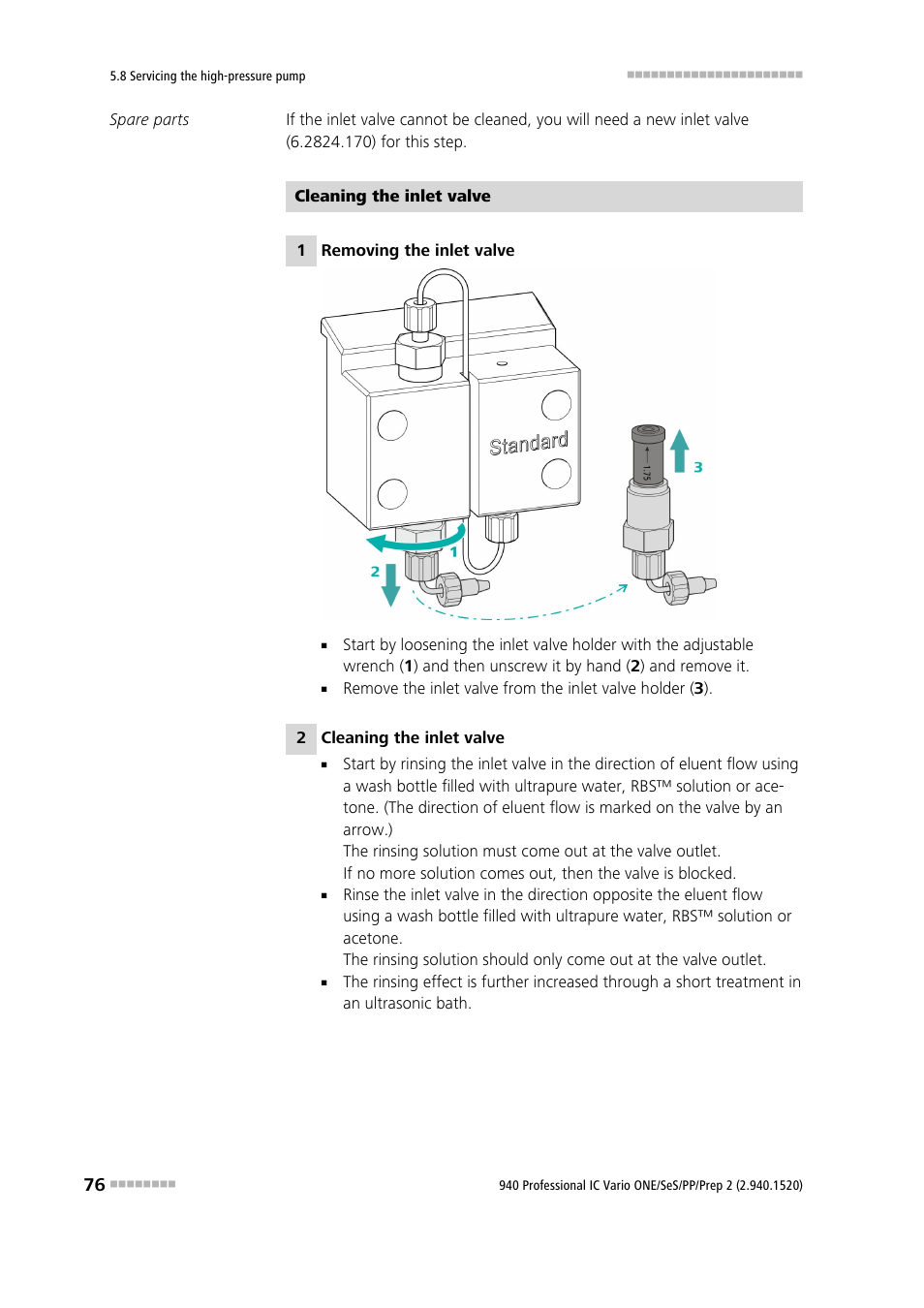 Metrohm 940 Professional IC Vario ONE/SeS/PP/Prep 2 User Manual | Page 86 / 130