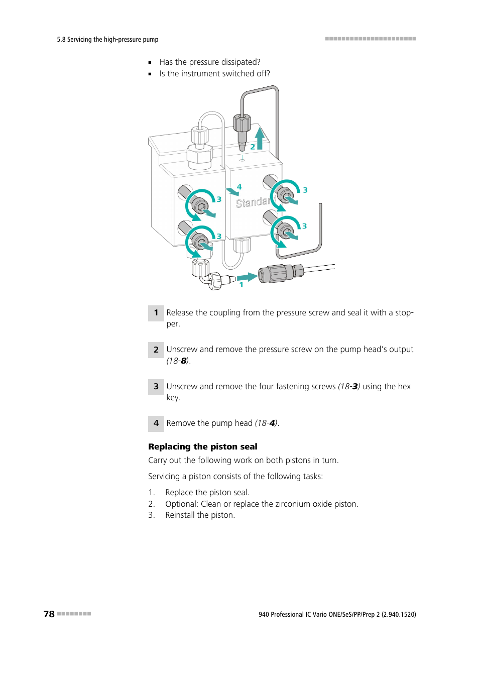 Metrohm 940 Professional IC Vario ONE/SeS/PP/Prep 2 User Manual | Page 88 / 130