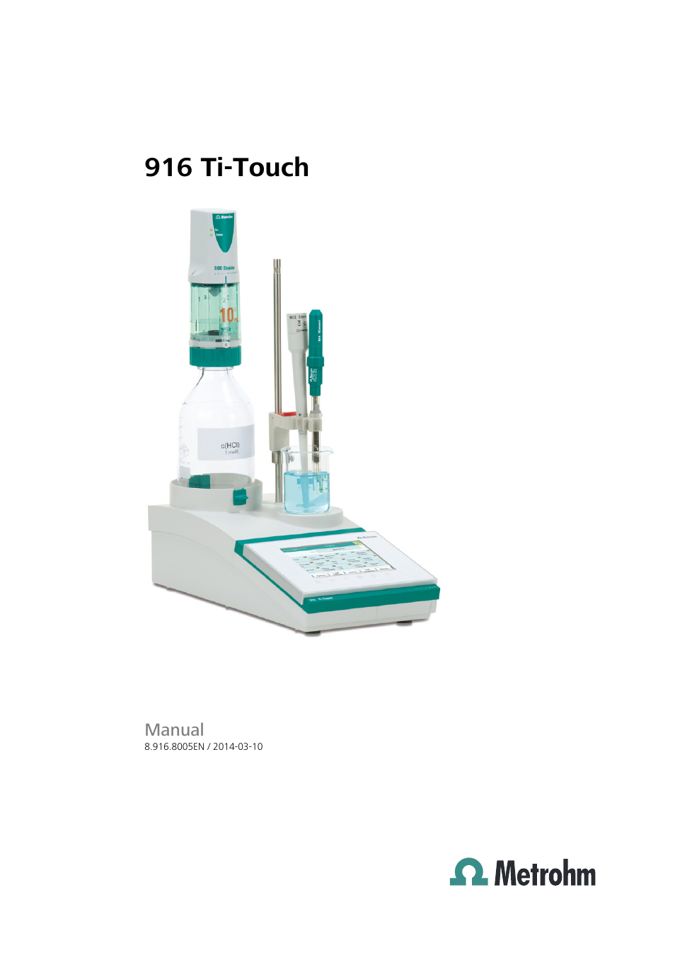 Metrohm 916 Ti-Touch User Manual | 459 pages