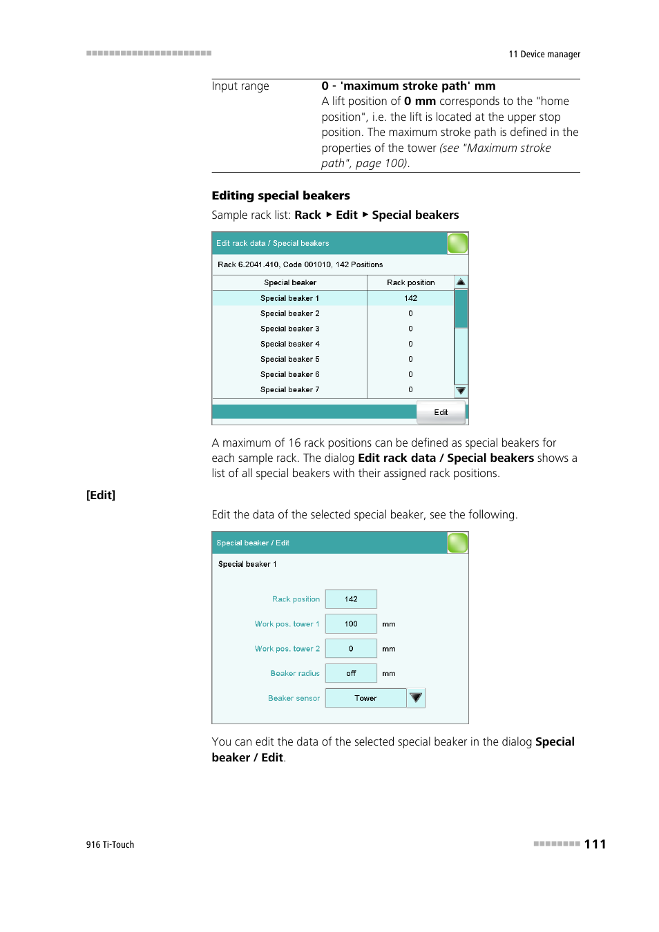 Metrohm 916 Ti-Touch User Manual | Page 127 / 459