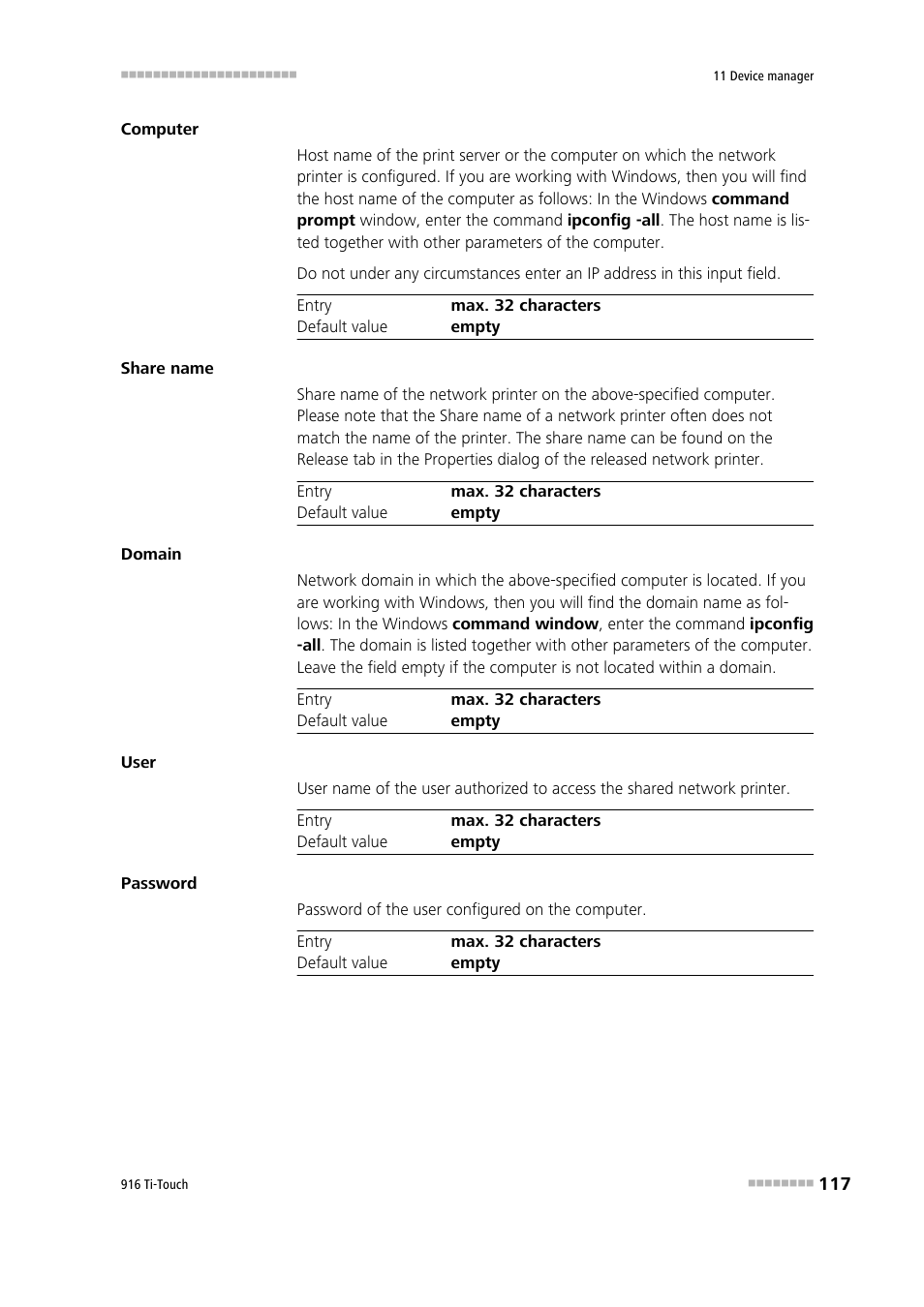 Metrohm 916 Ti-Touch User Manual | Page 133 / 459