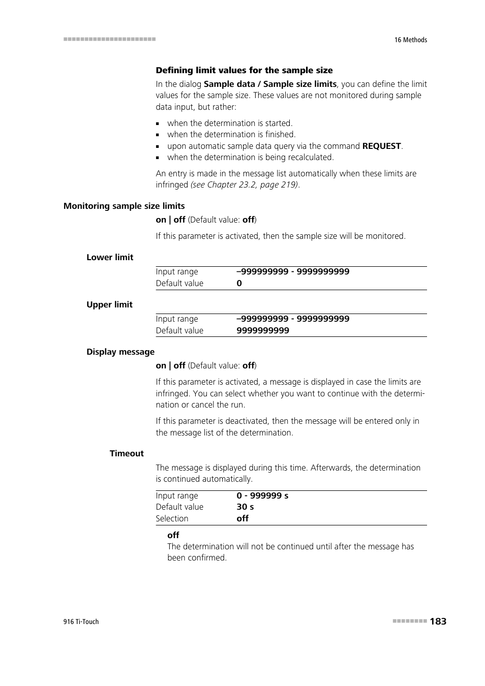 Metrohm 916 Ti-Touch User Manual | Page 199 / 459