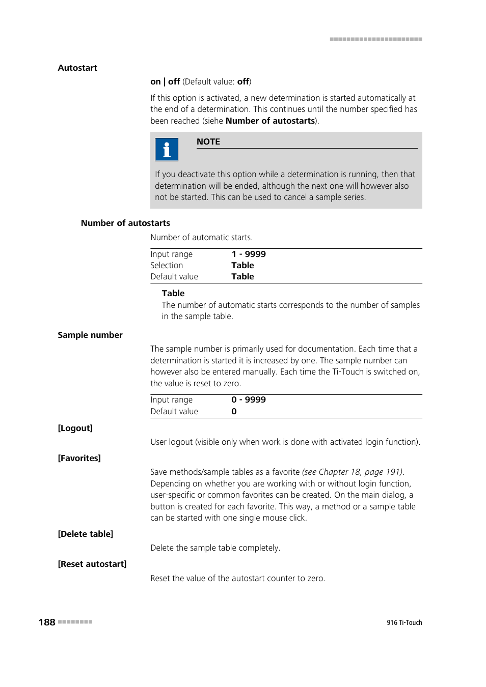 Metrohm 916 Ti-Touch User Manual | Page 204 / 459