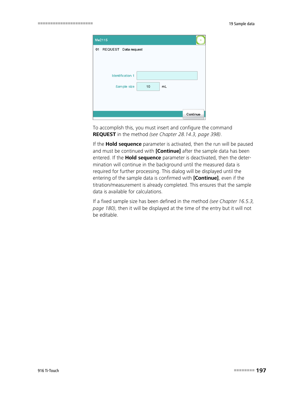 Metrohm 916 Ti-Touch User Manual | Page 213 / 459