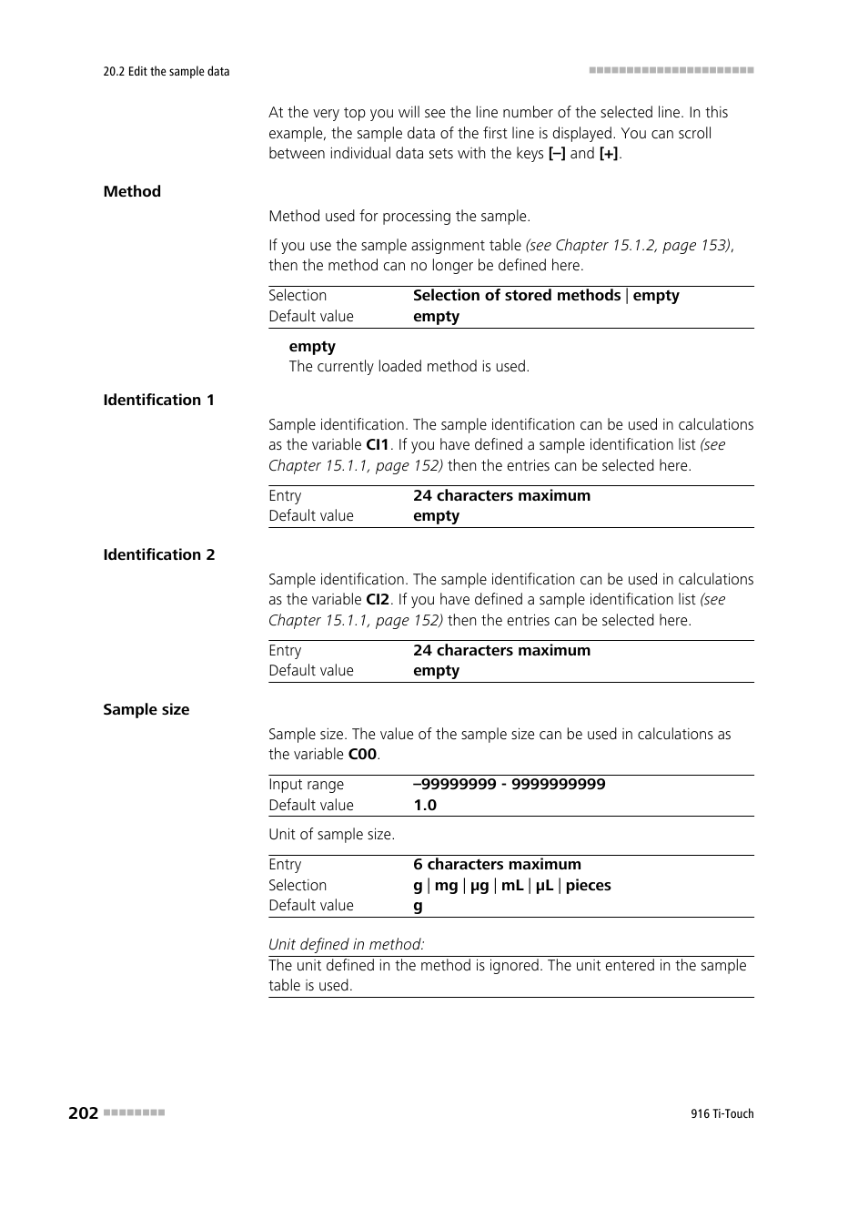 Metrohm 916 Ti-Touch User Manual | Page 218 / 459