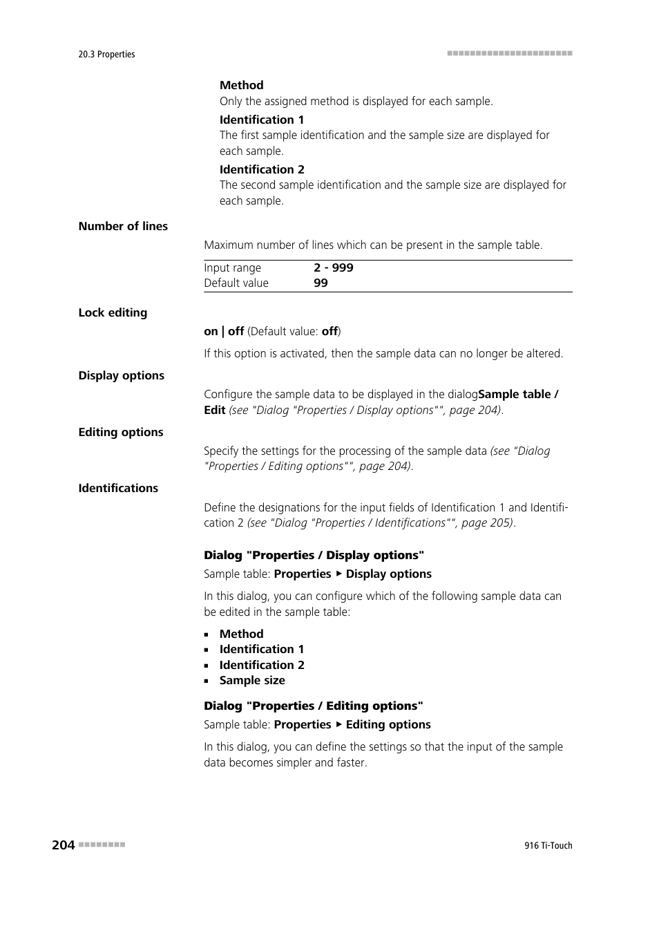 Metrohm 916 Ti-Touch User Manual | Page 220 / 459