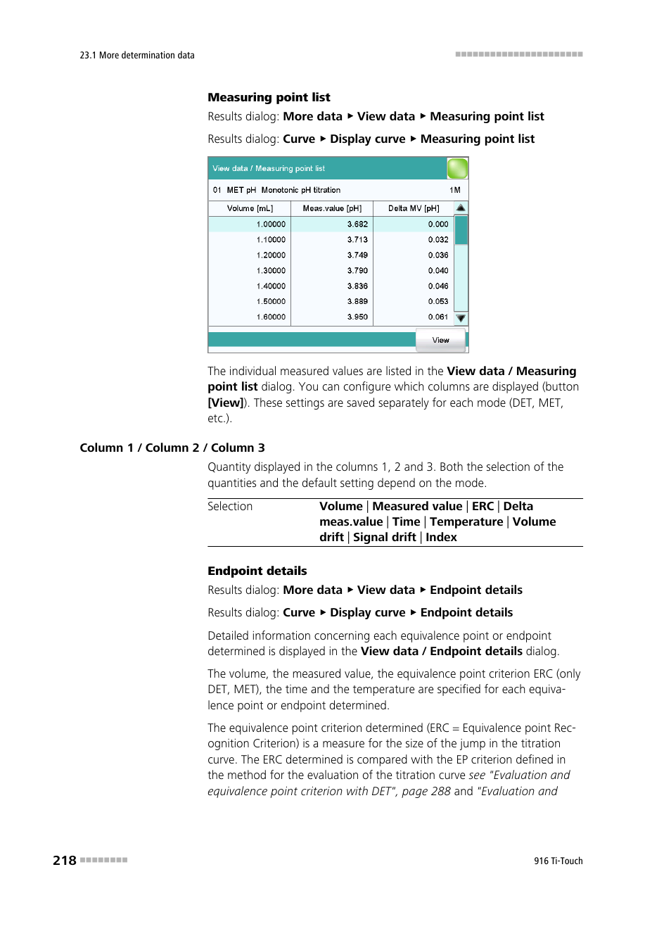 Metrohm 916 Ti-Touch User Manual | Page 234 / 459