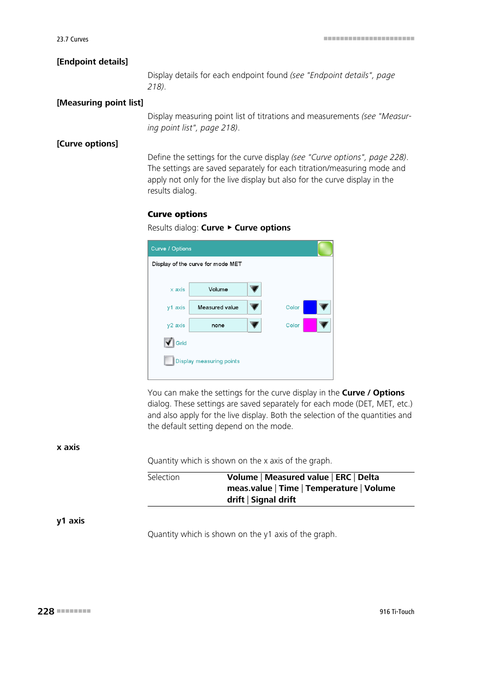 Metrohm 916 Ti-Touch User Manual | Page 244 / 459