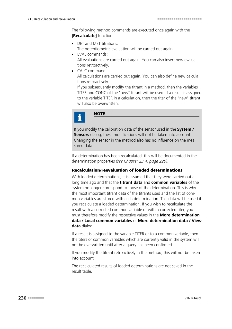 Metrohm 916 Ti-Touch User Manual | Page 246 / 459