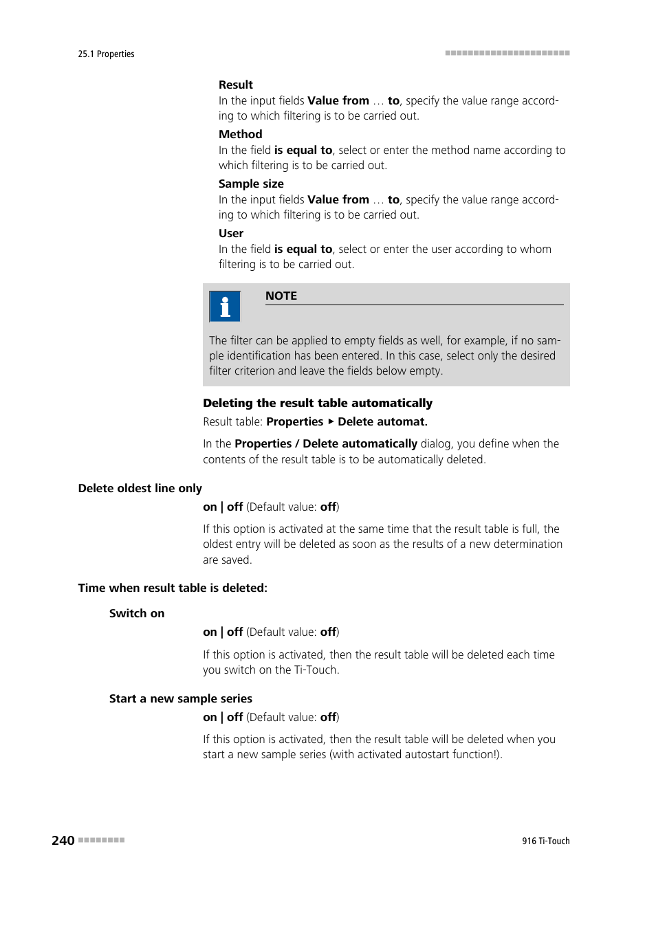 Metrohm 916 Ti-Touch User Manual | Page 256 / 459