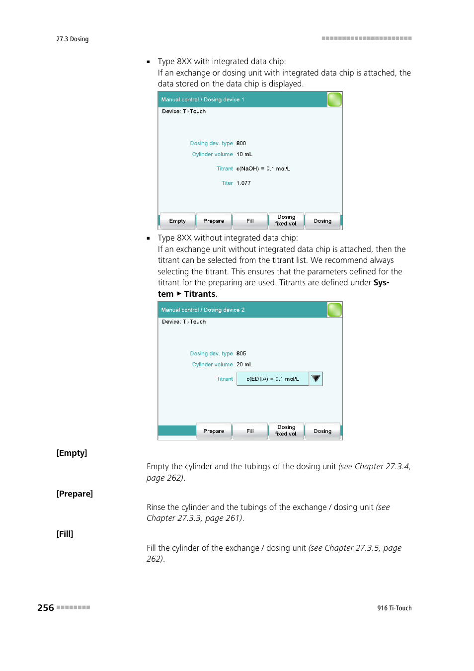 Metrohm 916 Ti-Touch User Manual | Page 272 / 459