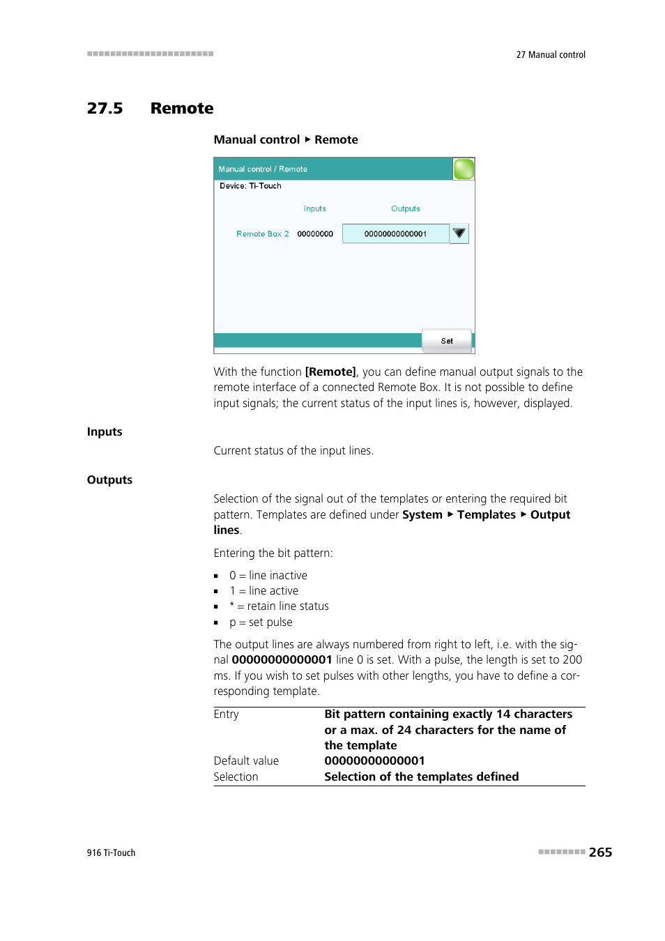 5 remote | Metrohm 916 Ti-Touch User Manual | Page 281 / 459