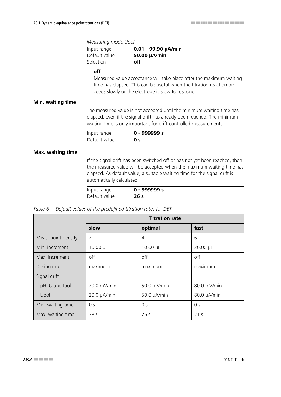 Metrohm 916 Ti-Touch User Manual | Page 298 / 459