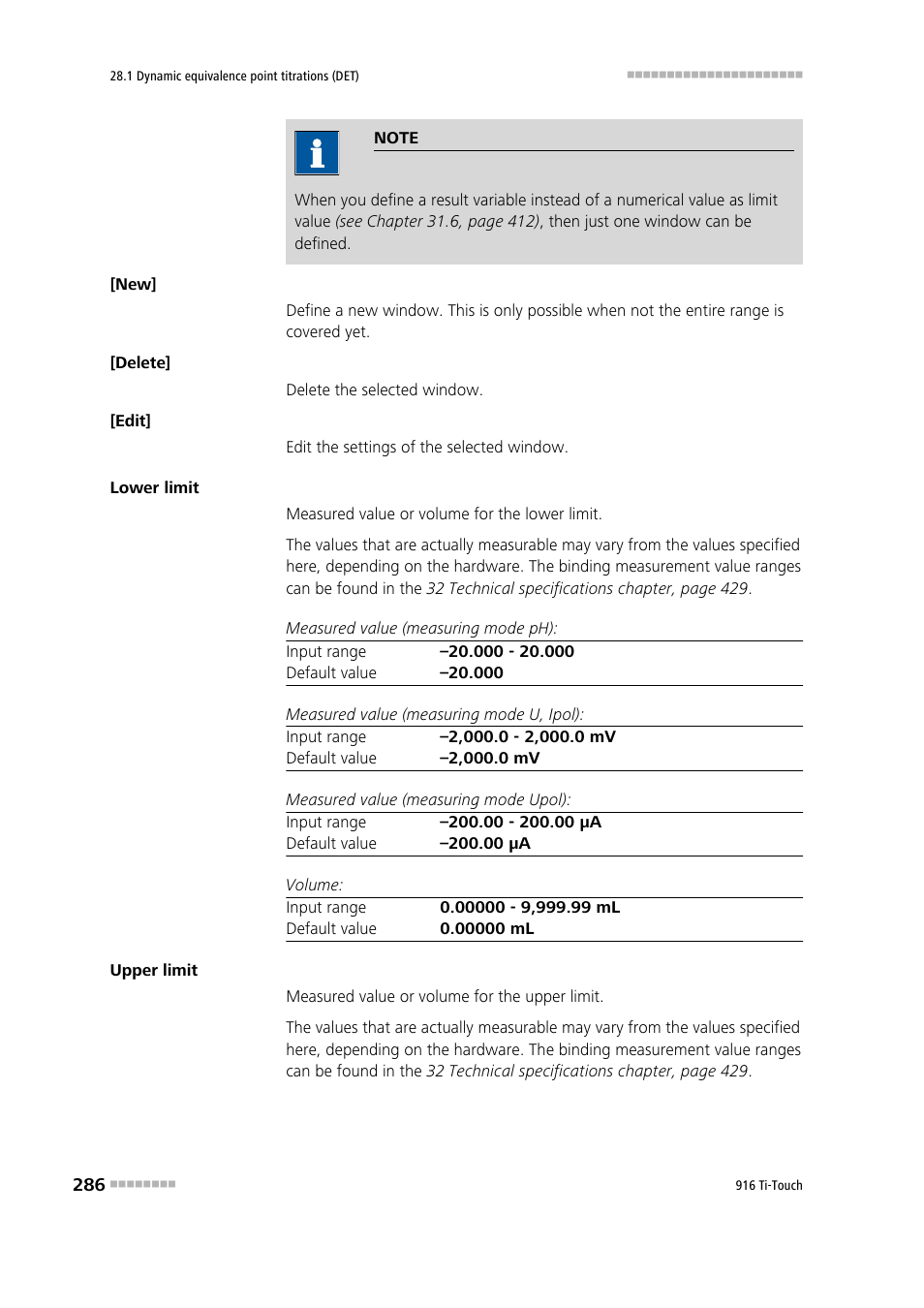 Metrohm 916 Ti-Touch User Manual | Page 302 / 459