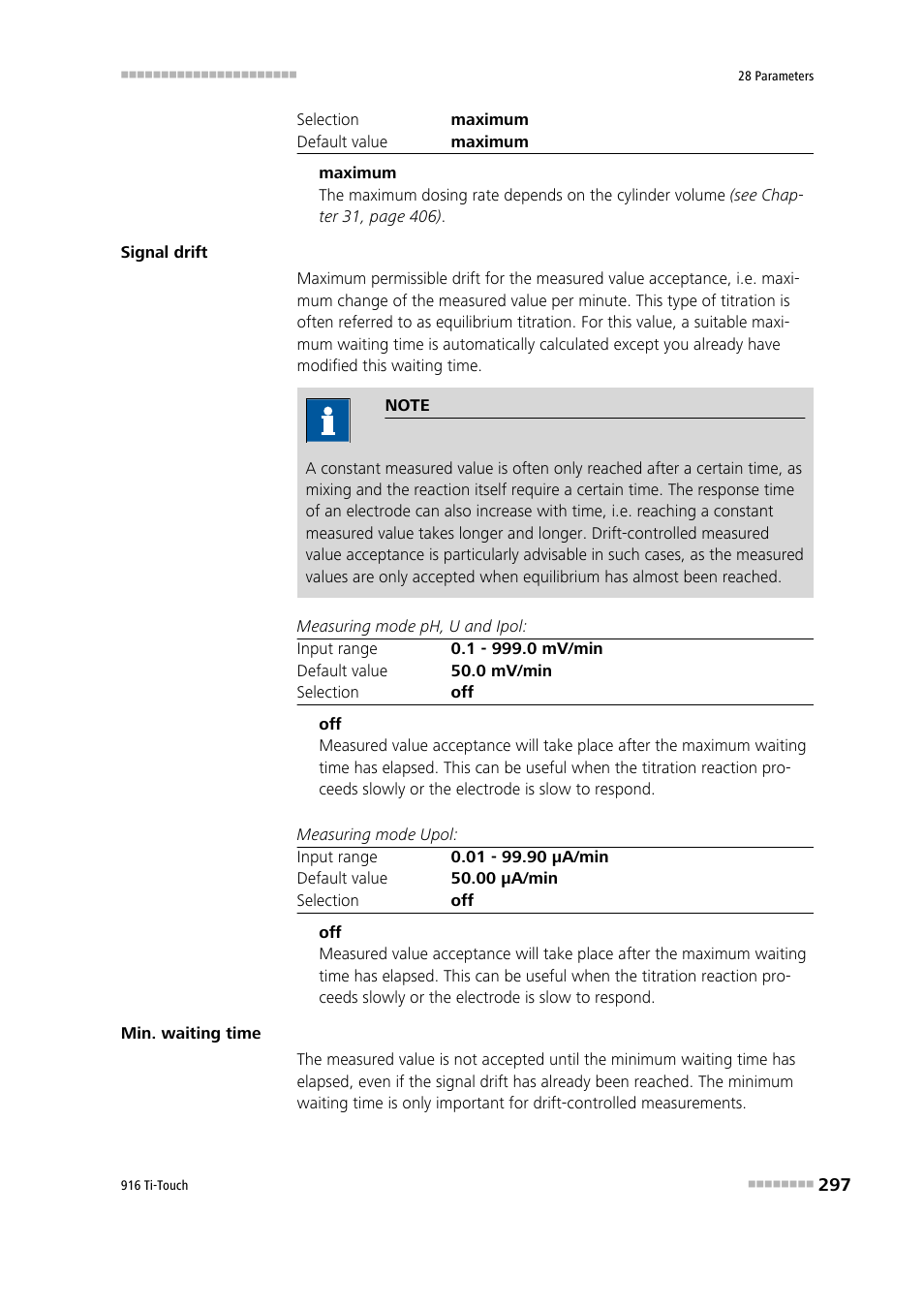 Metrohm 916 Ti-Touch User Manual | Page 313 / 459