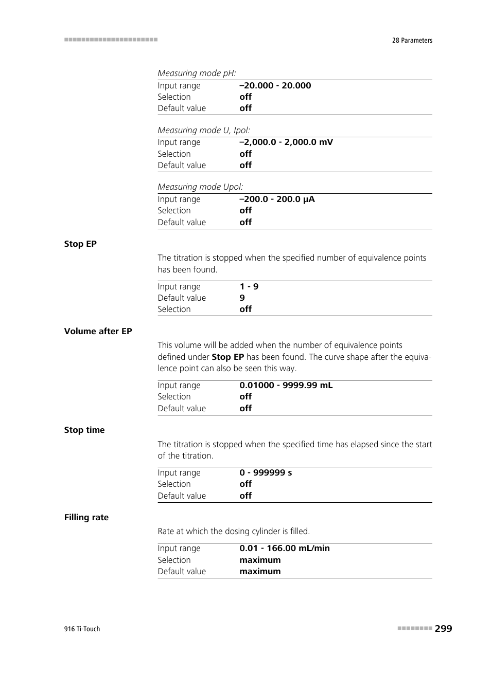 Metrohm 916 Ti-Touch User Manual | Page 315 / 459