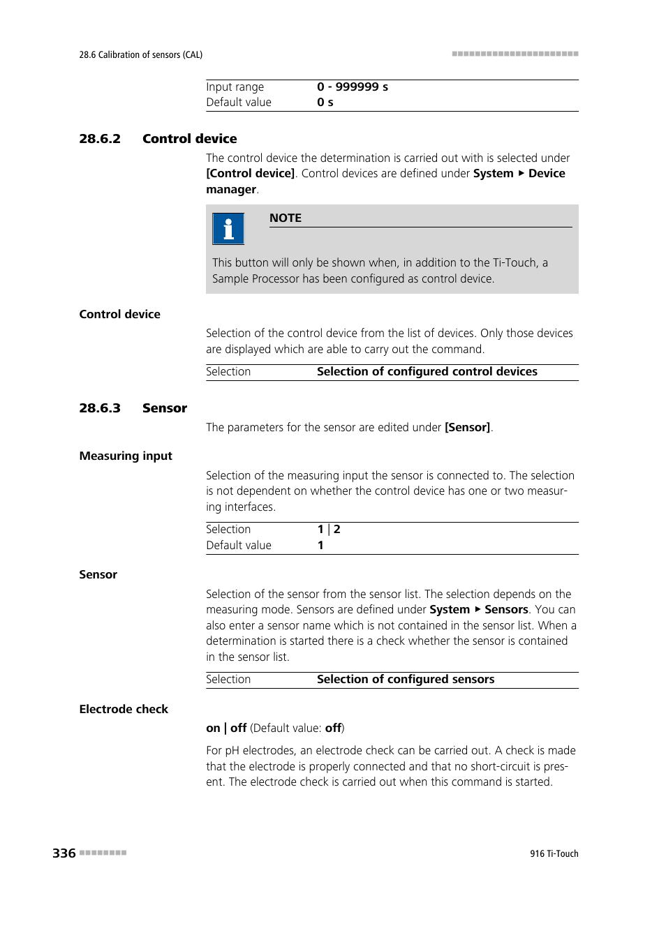 2 control device, 3 sensor, Control device | Sensor | Metrohm 916 Ti-Touch User Manual | Page 352 / 459